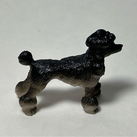 Set Of 4 Rubber Dog Figure Pencil Topper Poodle, Pekingese, Yorkie, Afghan Hound - Picture 5 of 14